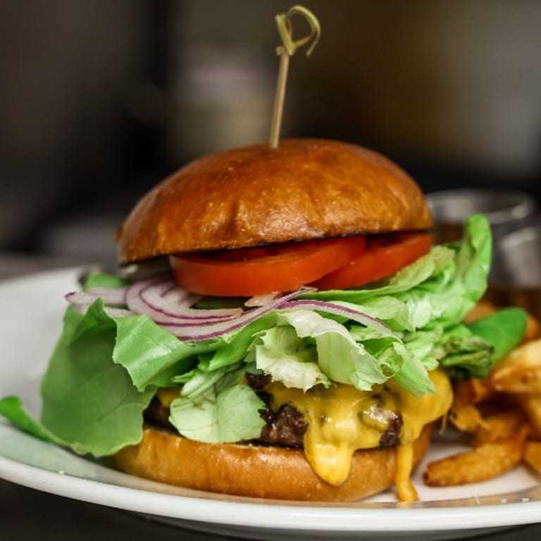 Indulge in Our French Onion Burger