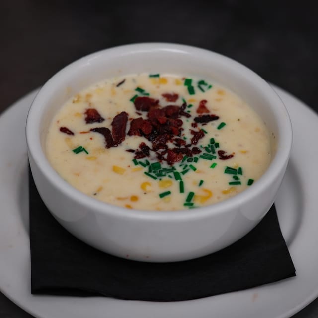 Cream Corn & Bacon.