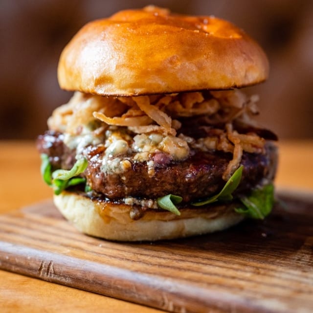 Blue Burger.
